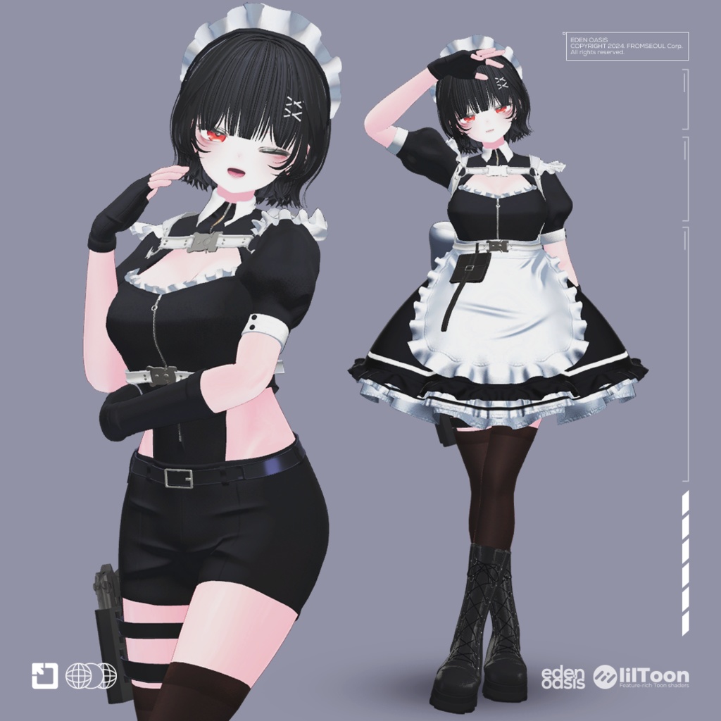 Runasil Maid Dress ルナシルメイド (+Milltina)【8アバター対応】