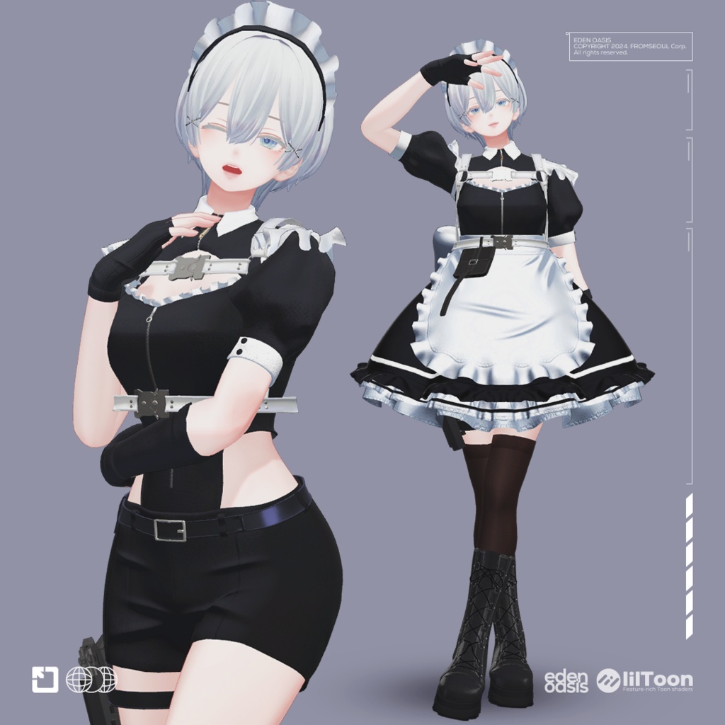 Runasil Maid Dress ルナシルメイド (+Milltina)【8アバター対応】