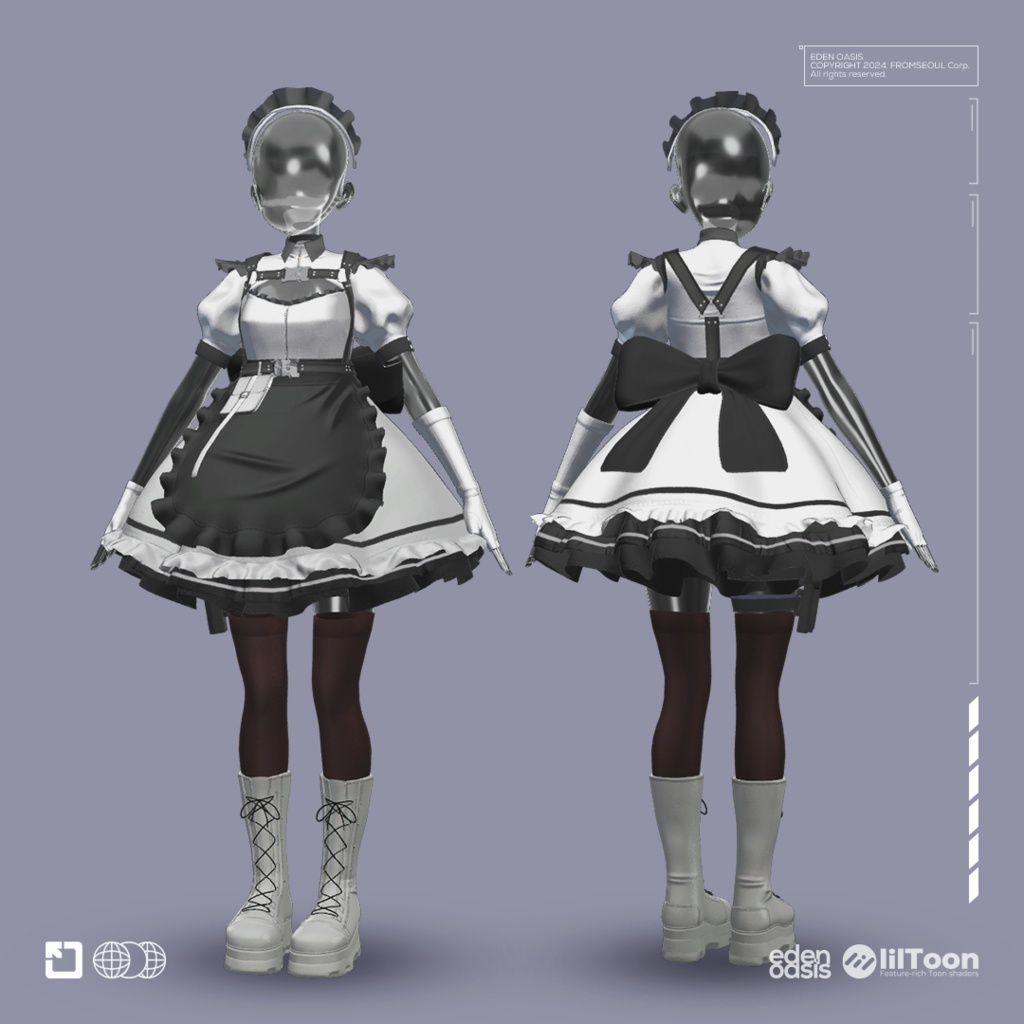 Runasil Maid Dress ルナシルメイド (+Milltina)【8アバター対応】