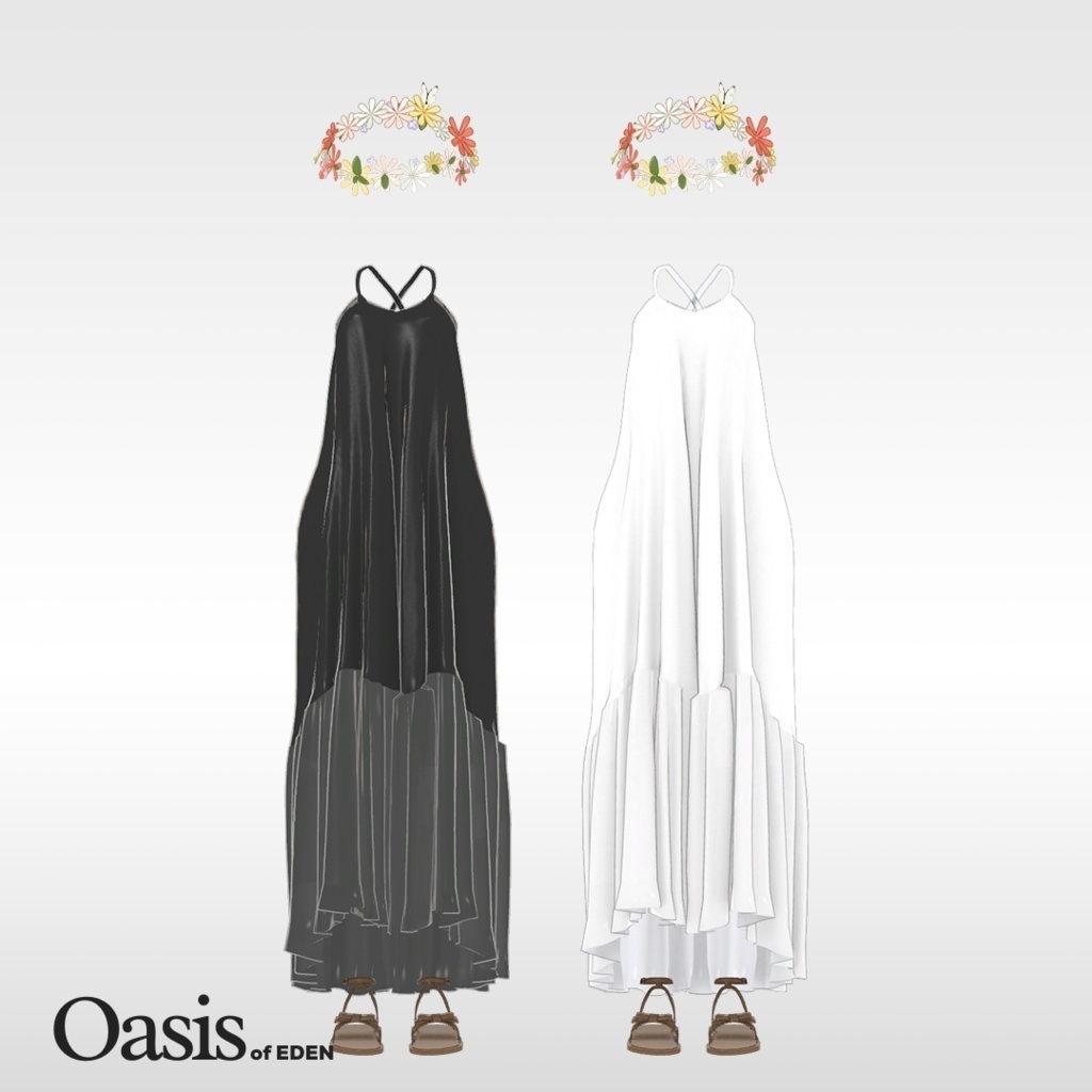 SALE ✨100円✨ 【Shinano, Manuka, Airi】 エイプリルノースリーブ ワンピース April Sleeveless Dress 「EDEN Oasis」