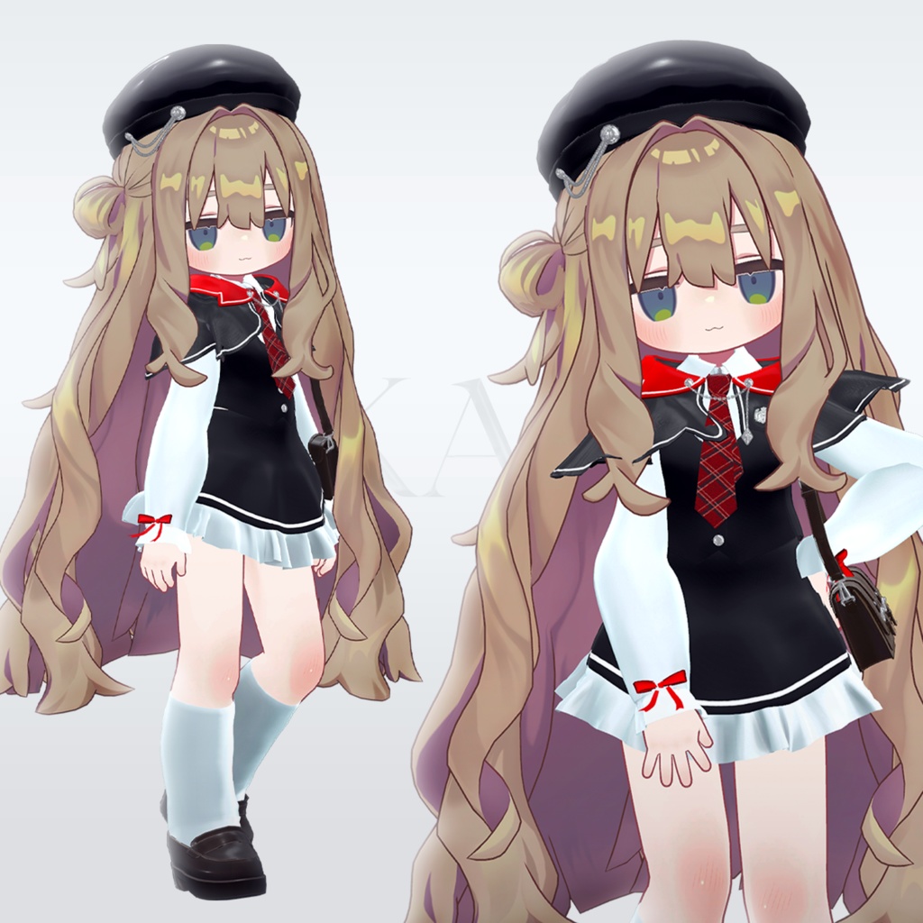 【8アバター対応】アカエル 制服 (AKAEL SEIFUKU)