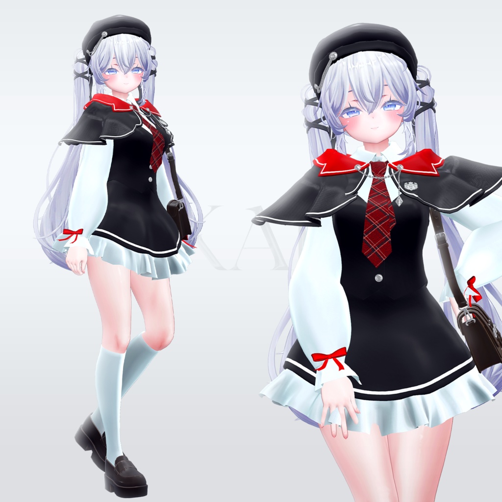 【8アバター対応】アカエル 制服 (AKAEL SEIFUKU)