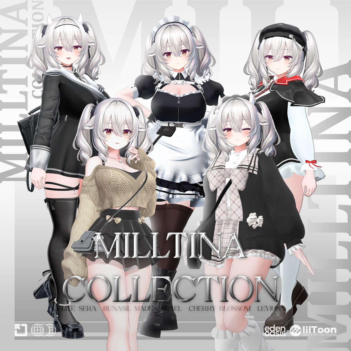Milltina Collection【6 Clothes Package】+ DEEP CHIC ミルティナ 「EDEN Oasis」