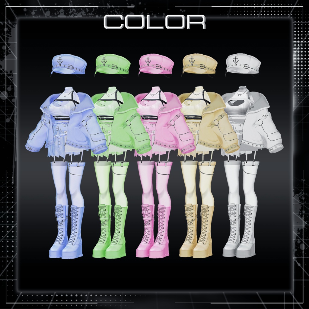 DEEP CHIC & SILENT NOIR URBAN STREET Package 【14アバター対応】