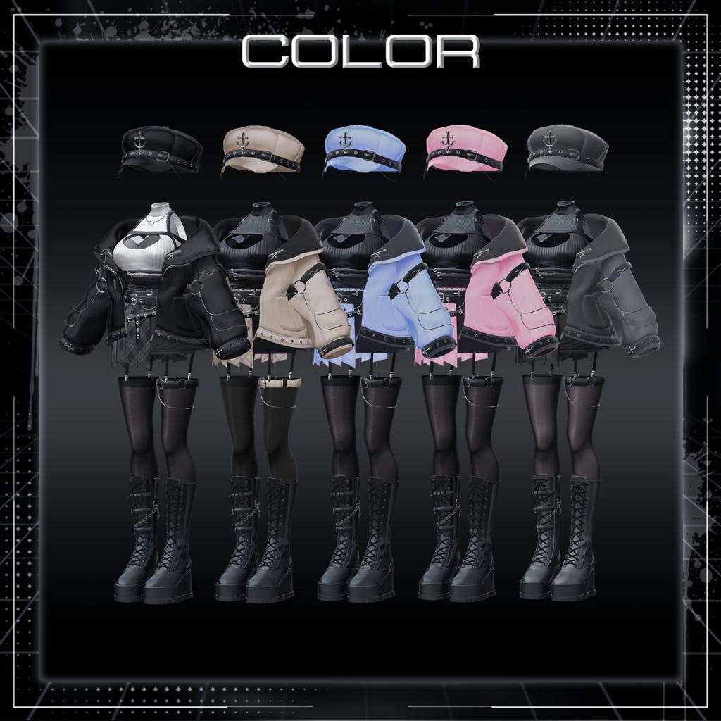 DEEP CHIC & SILENT NOIR URBAN STREET Package 【14アバター対応】