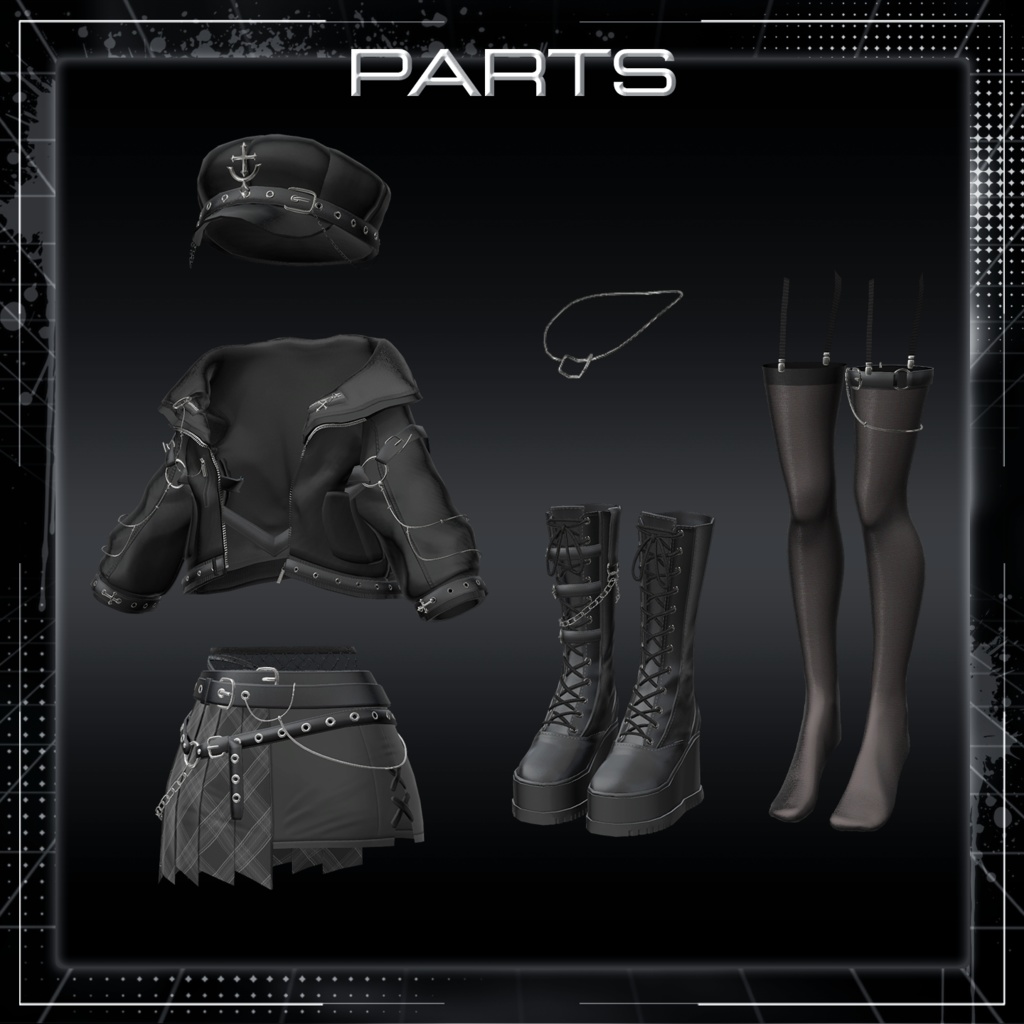 DEEP CHIC & SILENT NOIR URBAN STREET Package 【14アバター対応】