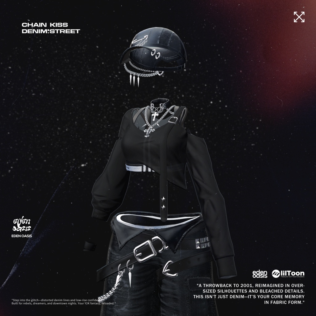 Chain Kiss : Denim Street 【14アバター対応】