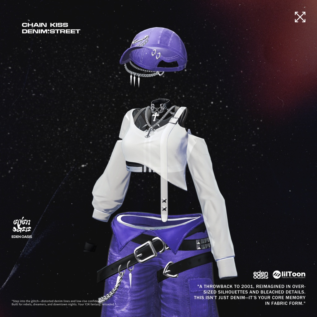 Chain Kiss : Denim Street 【14アバター対応】