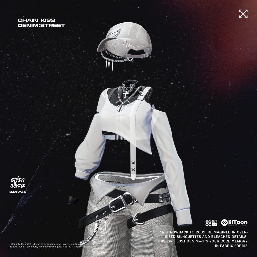 Chain Kiss : Denim Street 【14アバター対応】