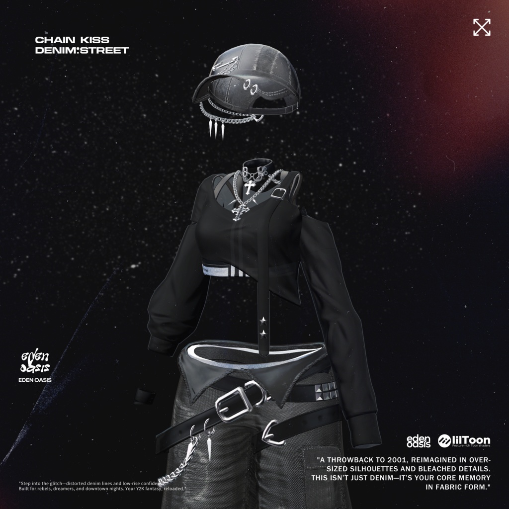 Chain Kiss : Denim Street 【14アバター対応】