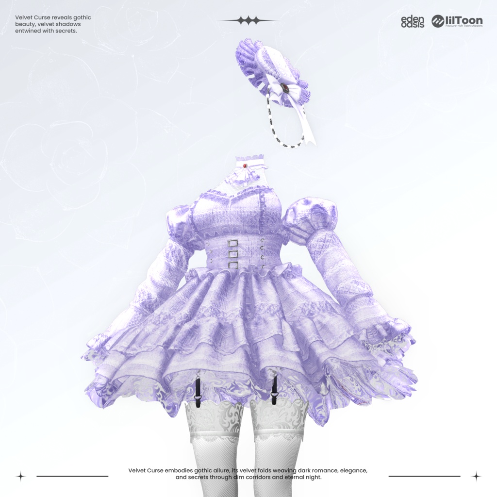 Velvet Curse Dress【18アバター対応】