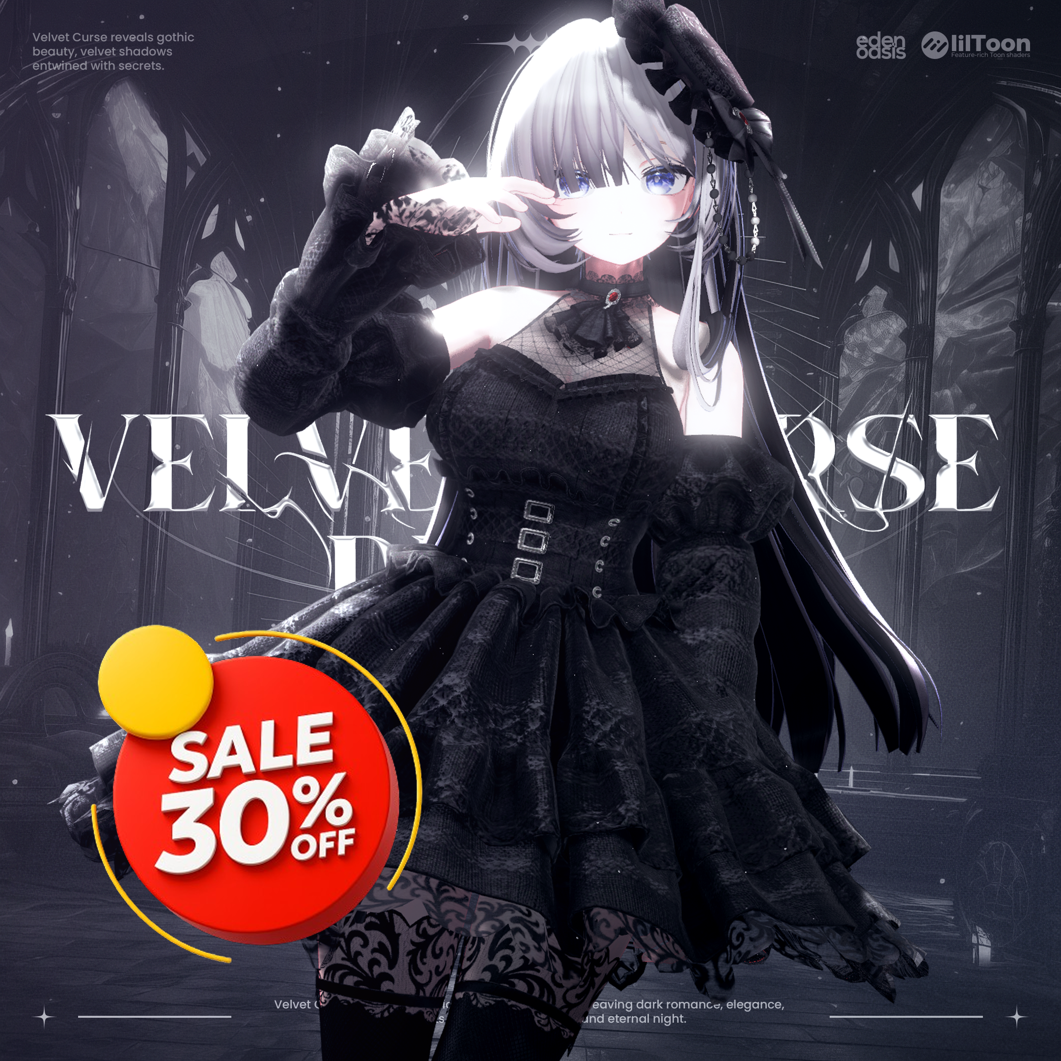 🌲X-MAS SALE🌲 Velvet Curse Dress【18アバター対応】