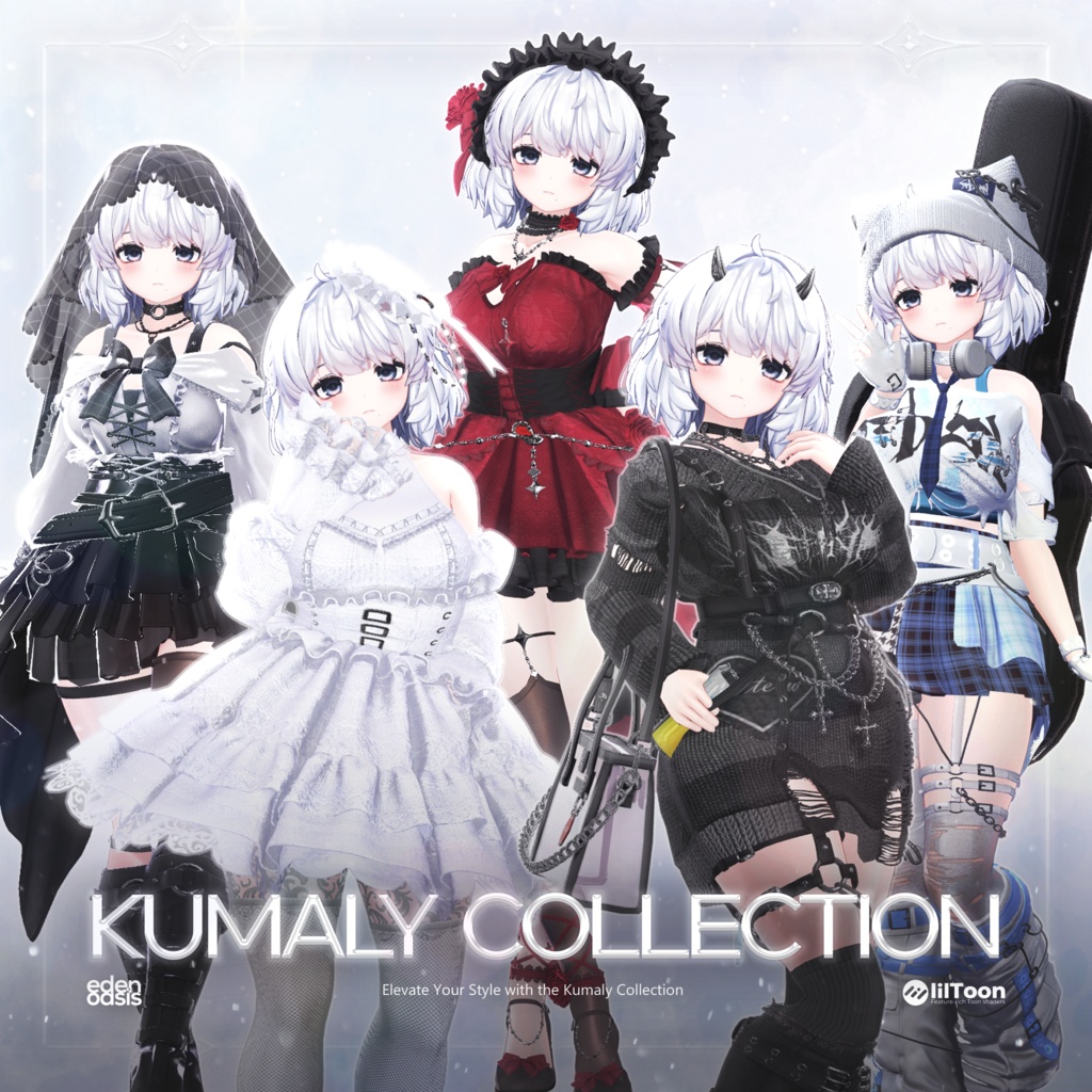 ✨セール中✨ Kumaly Collection【5 Clothes Package】 クマリ