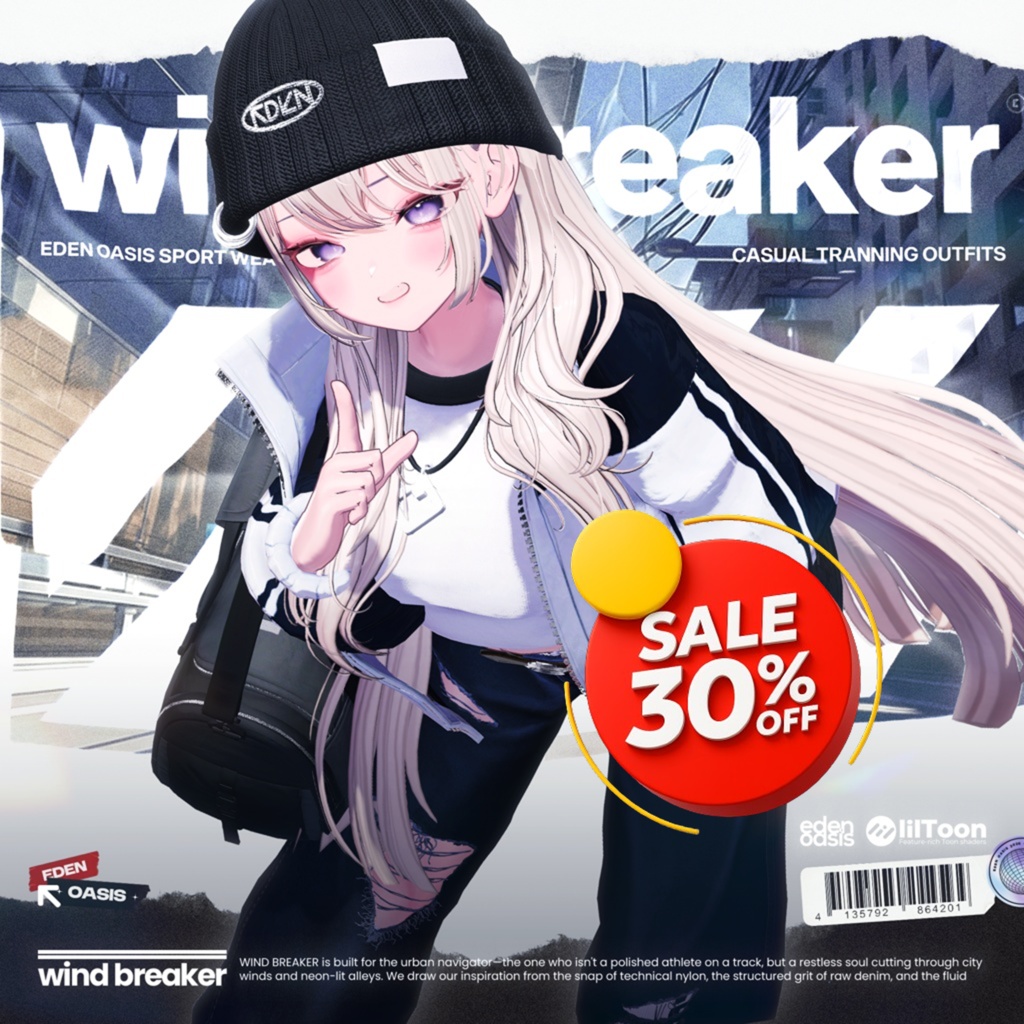  ✨セール中✨WIND BREAKER【21アバター対応】