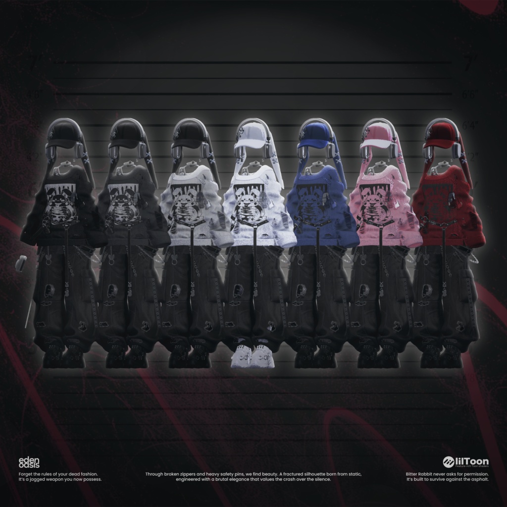 ✨セール中✨ Bitter Rabbit : Punk Street【20アバター対応】