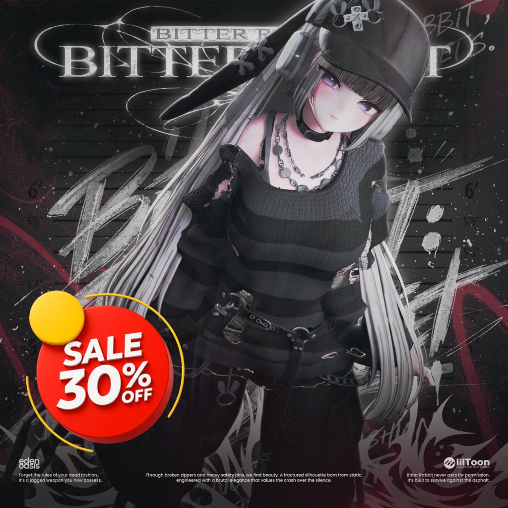 🌸セール中🌸 Bitter Rabbit : Punk Street【20アバター対応】