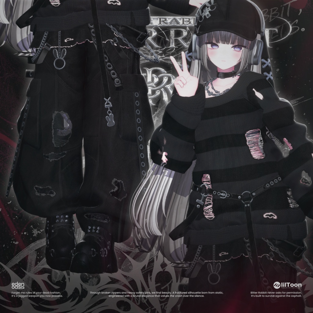 🌸セール中🌸 Bitter Rabbit : Punk Street【20アバター対応】