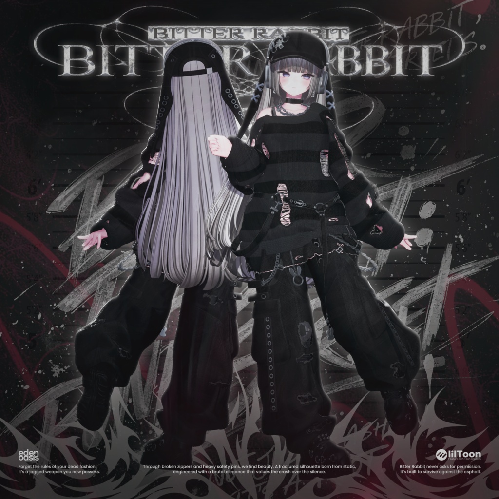 🌸セール中🌸 Bitter Rabbit : Punk Street【20アバター対応】