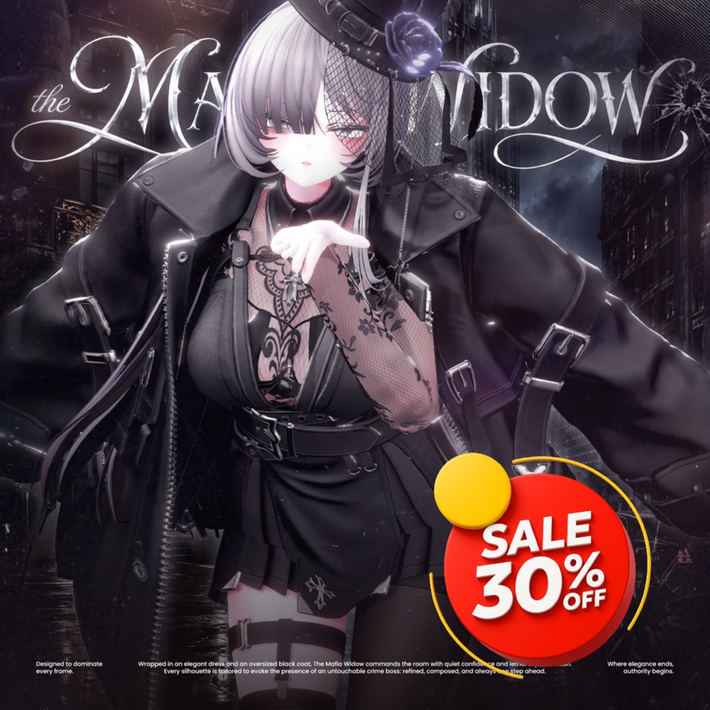 ✨セール中✨ The Mafia Widow【19アバター対応】🖤