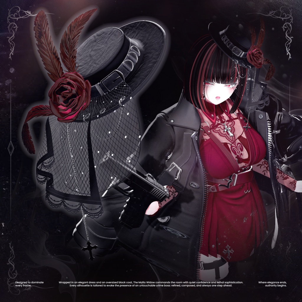 ✨セール中✨ The Mafia Widow【19アバター対応】🖤