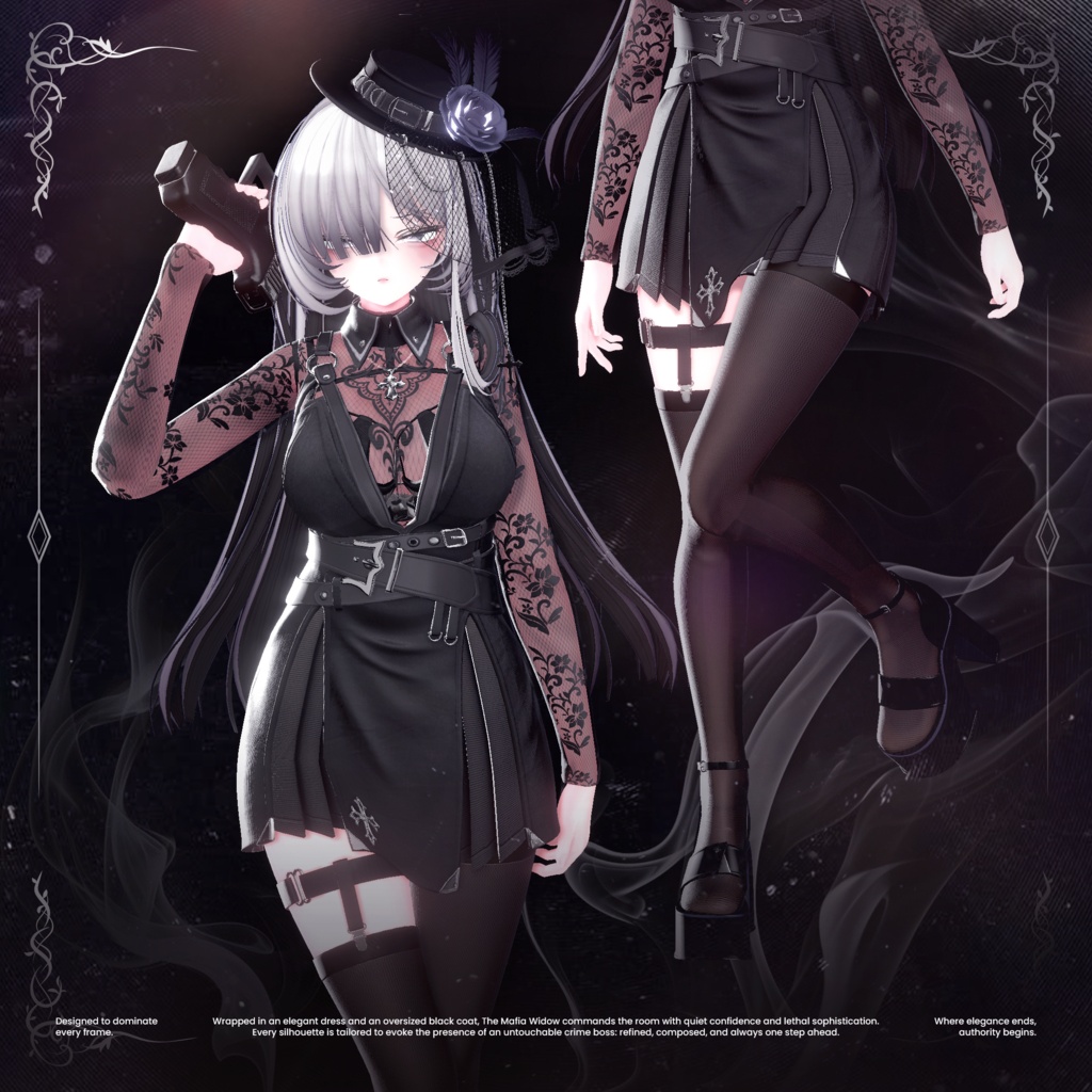 ✨セール中✨ The Mafia Widow【19アバター対応】🖤