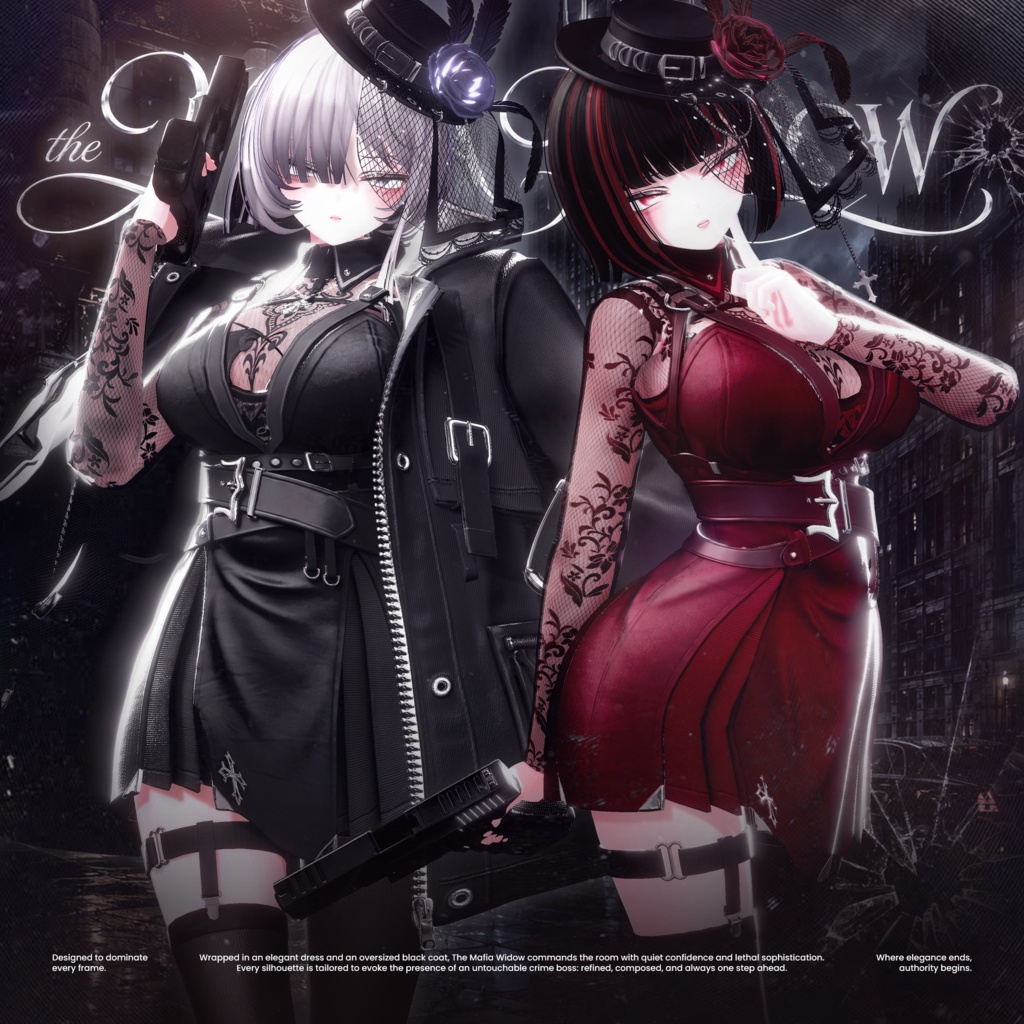 ✨セール中✨ The Mafia Widow【19アバター対応】🖤発売間近🖤