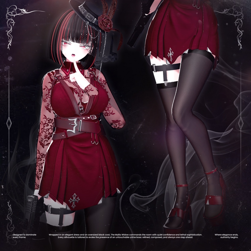 ✨セール中✨ The Mafia Widow【19アバター対応】🖤