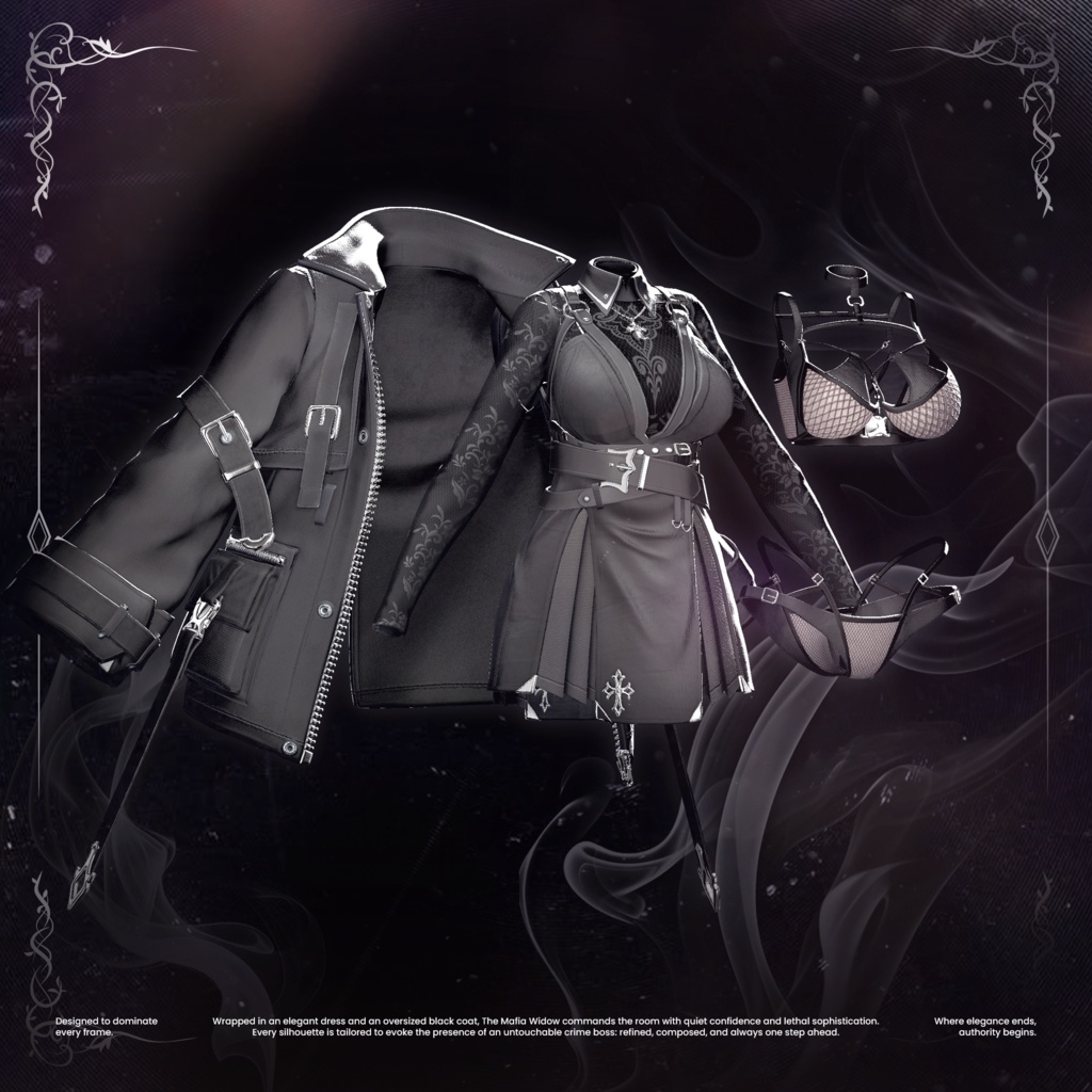 ✨セール中✨ The Mafia Widow【19アバター対応】🖤