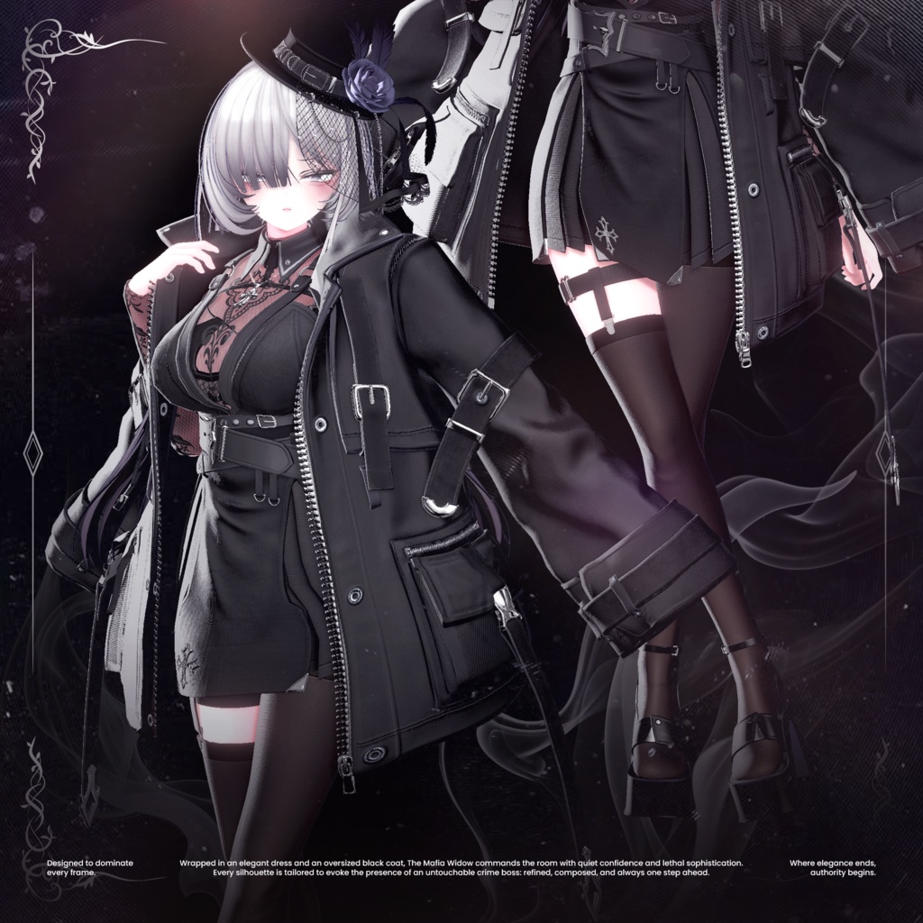 ✨セール中✨ The Mafia Widow【19アバター対応】🖤