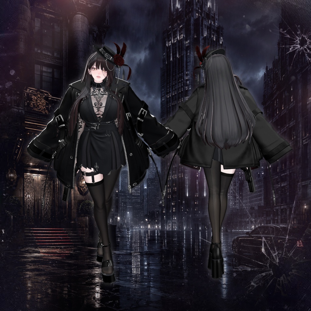 ✨セール中✨ The Mafia Widow【19アバター対応】🖤