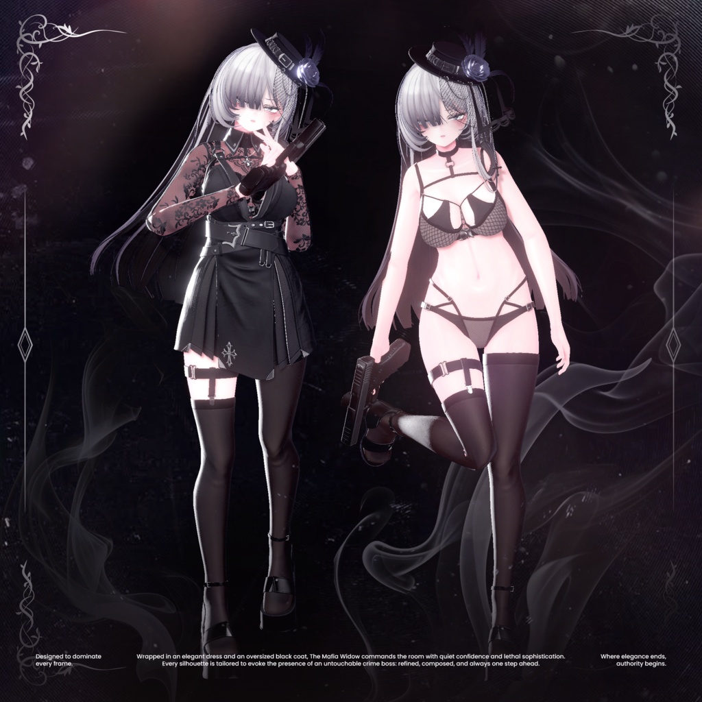 ✨セール中✨ The Mafia Widow【19アバター対応】🖤