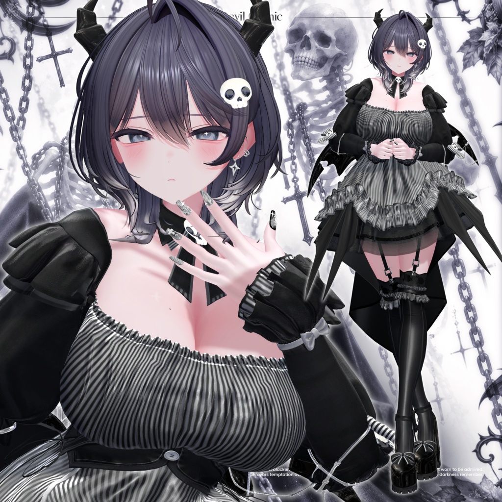 ✨セール中✨ Obsidian Grace【21アバター対応】
