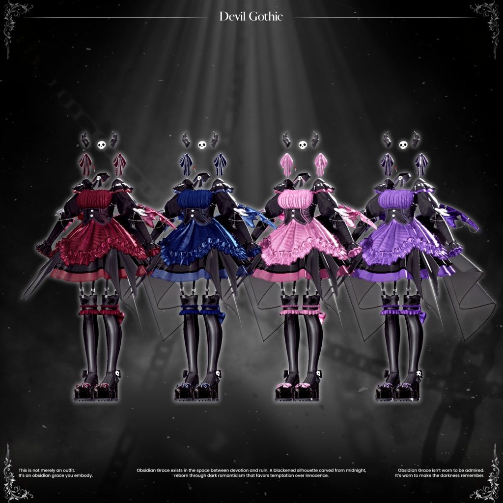 ✨発売予定✨ Obsidian Grace【21アバター対応】