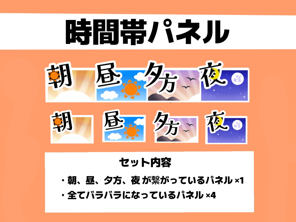 時間帯パネル