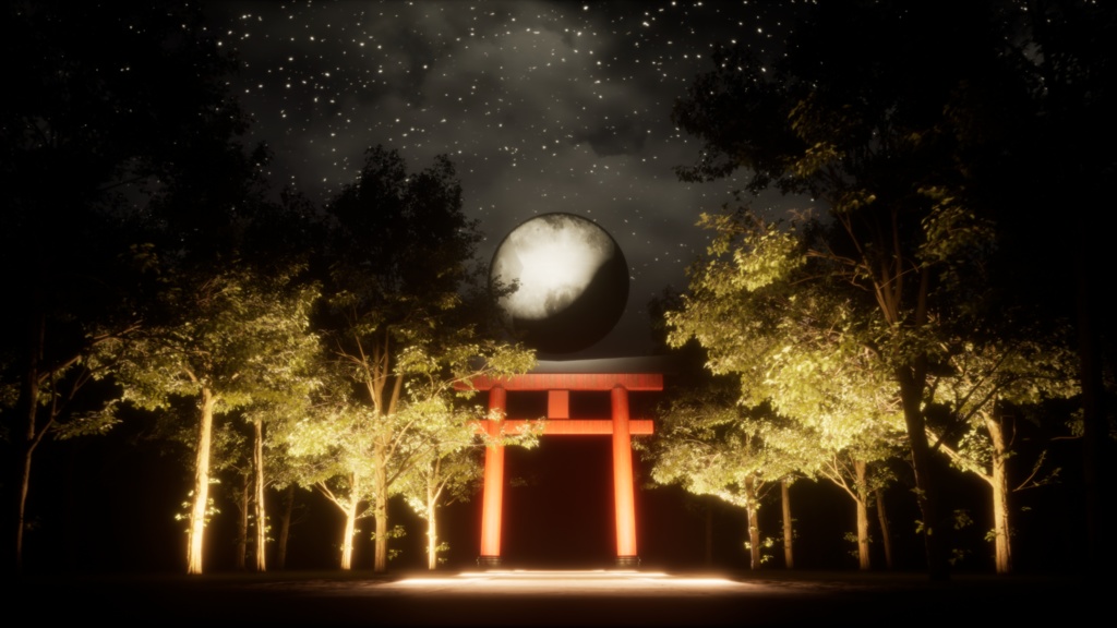 【Youtube連動】【無料配布】UE5/Unityで使える鳥居の3Dモデル(FBX)