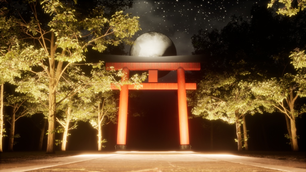 【Youtube連動】【無料配布】UE5/Unityで使える鳥居の3Dモデル(FBX)