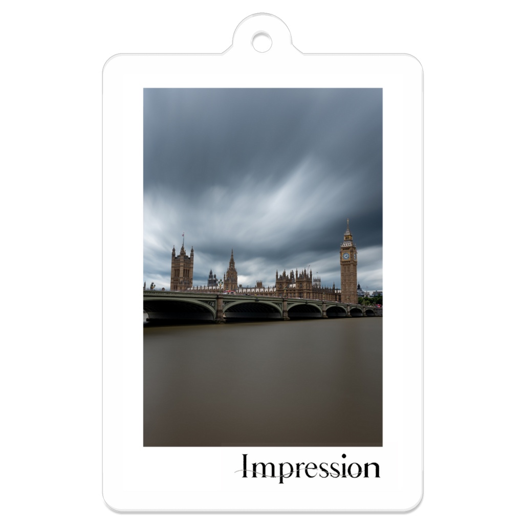 写真展「impression」アクリルキーホルダー　手塚剛「雨の前」