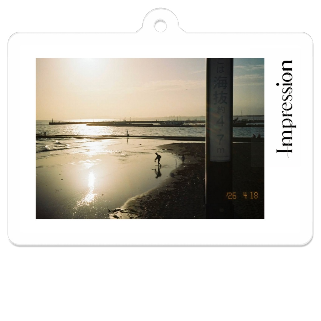写真展「impression」アクリルキーホルダー　柚月「母親の背中」
