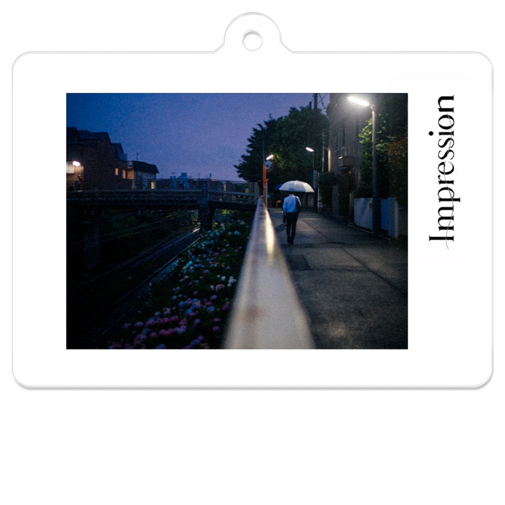 写真展「impression」アクリルキーホルダー　淺妻雅彦「squall」