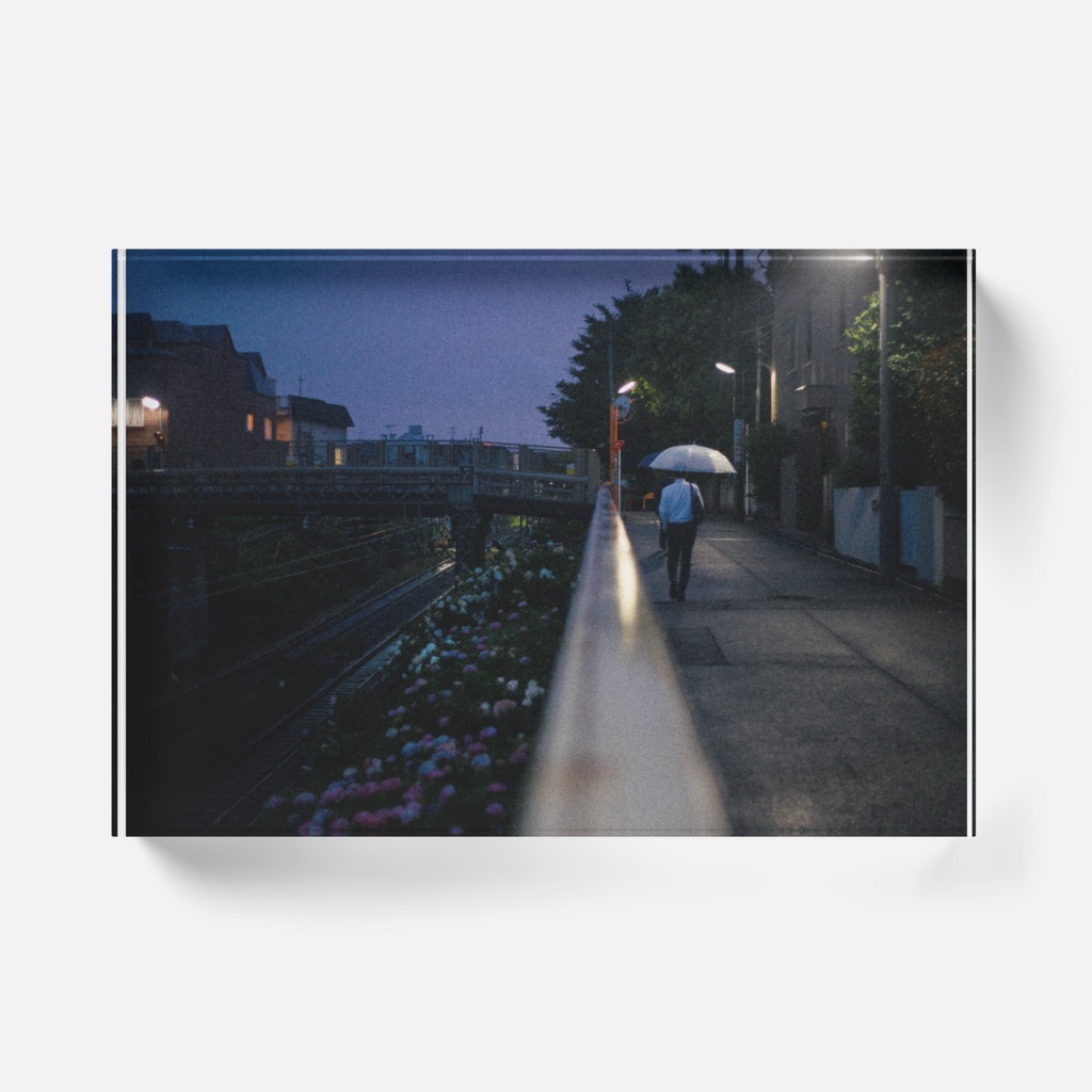 写真展「impression」アクリルボックス 淺妻雅彦「squall」