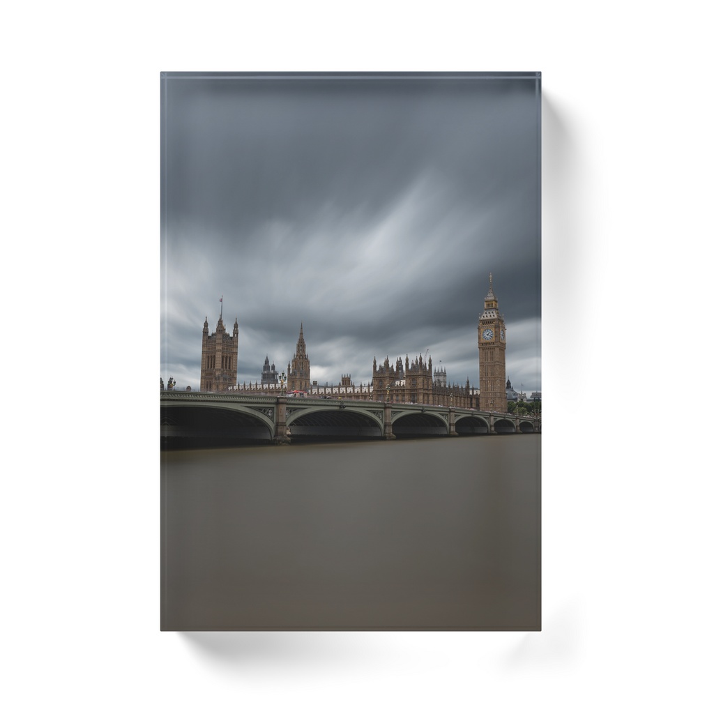 写真展「impression」アクリルブロック 手塚剛「雨の前」