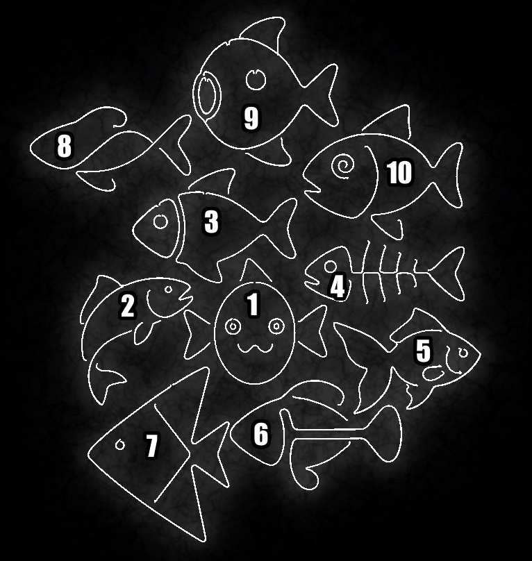 3D Fish Neon Signs