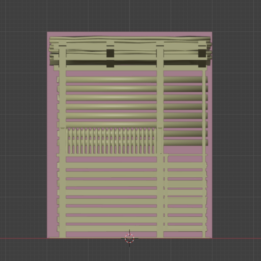 【Vket向けモデル】BoothBase:Wood Loft| 木造二階建てブースモデル