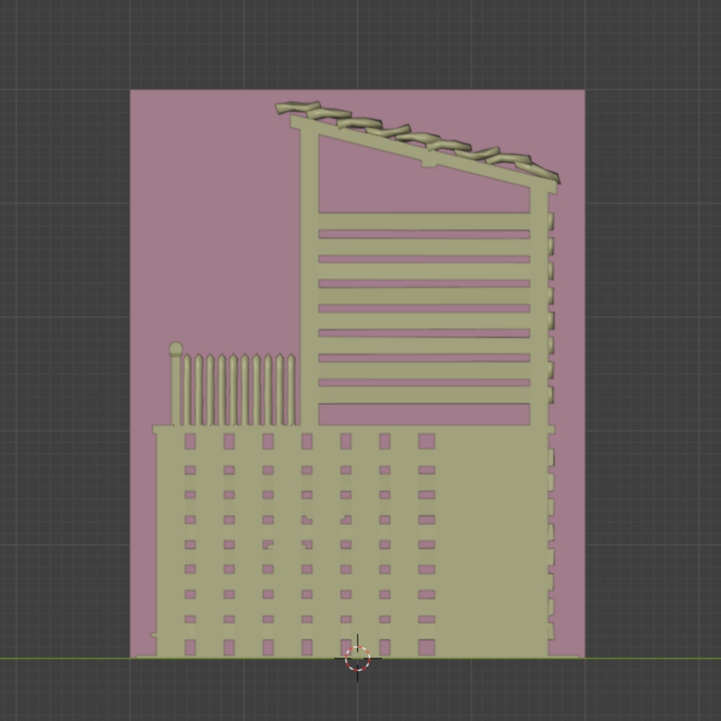 【Vket向けモデル】BoothBase:Wood Loft| 木造二階建てブースモデル