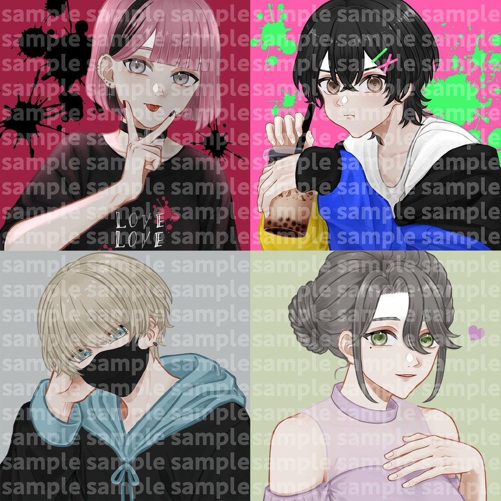 オリジナルSNS用アイコン制作*説明欄必読*