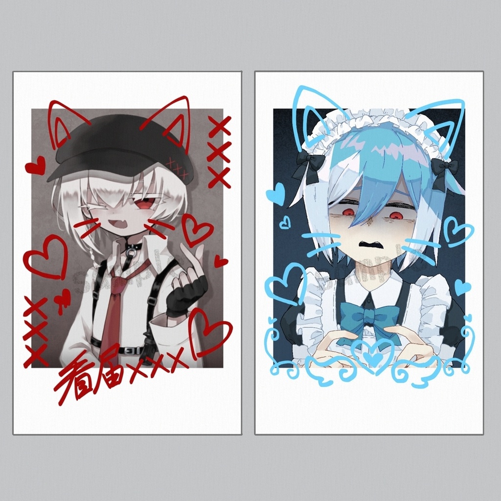 チェキ風カード 看届×××/松田っぽいよ