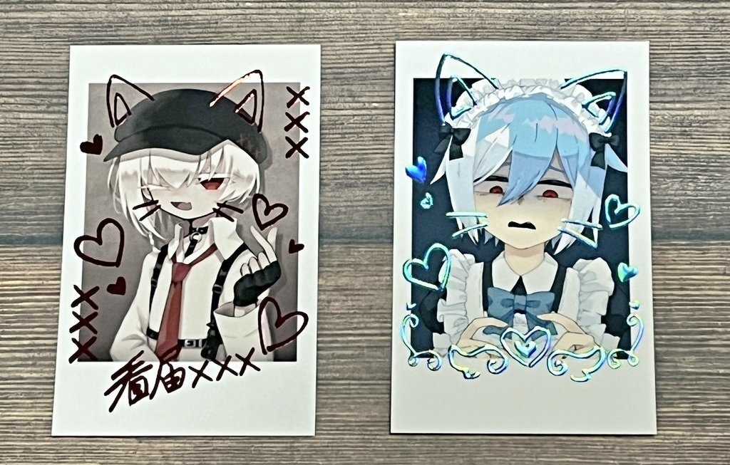 チェキ風カード 看届×××/松田っぽいよ