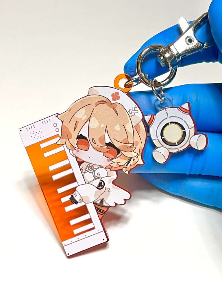 ナースロボ_タイプT　アクリルキーホルダー