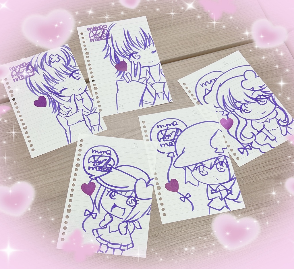しゅごキャラ 日奈森あむ ランミキスゥ 手描きイラスト