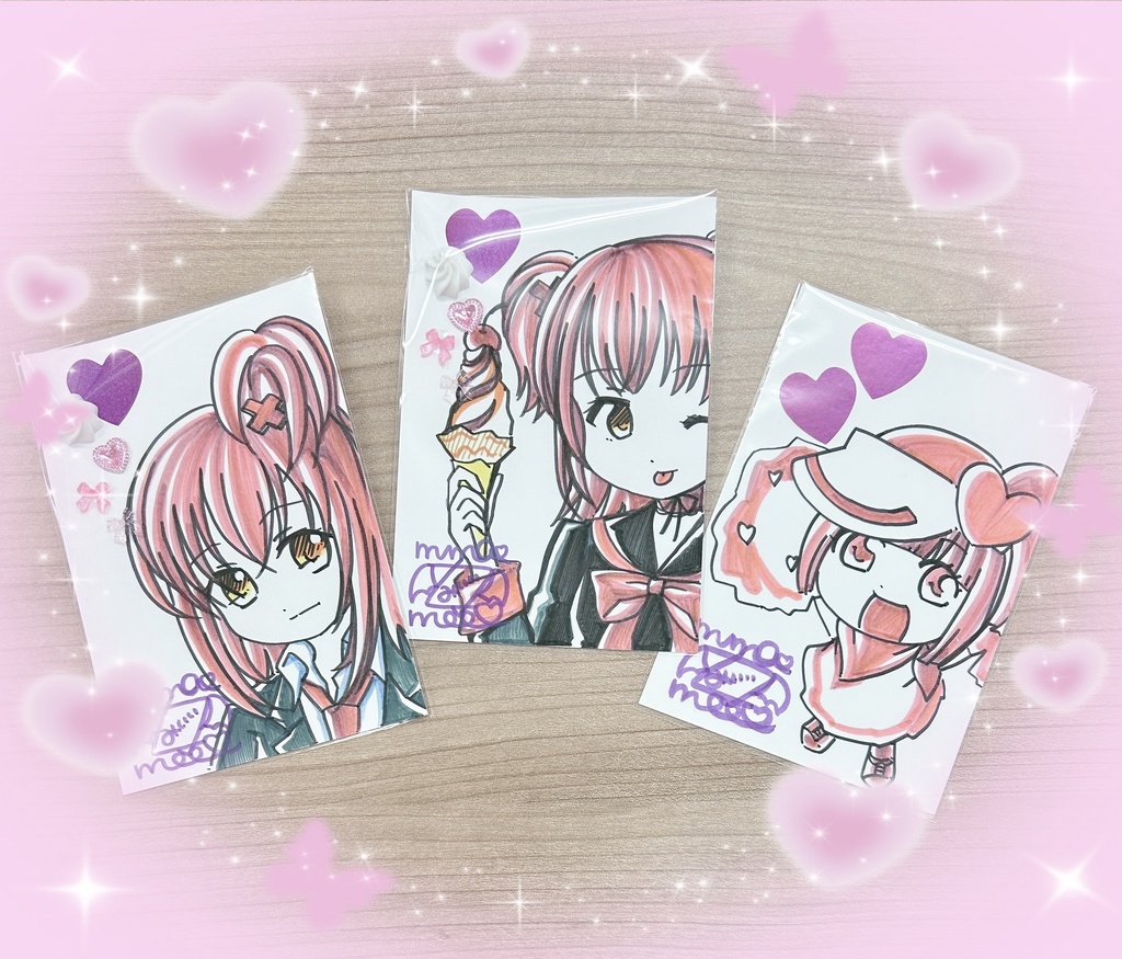 しゅごキャラ 日奈森あむ 手描きイラスト